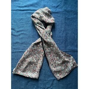 Vintage Kar A Van Rayon Geometric Scarf